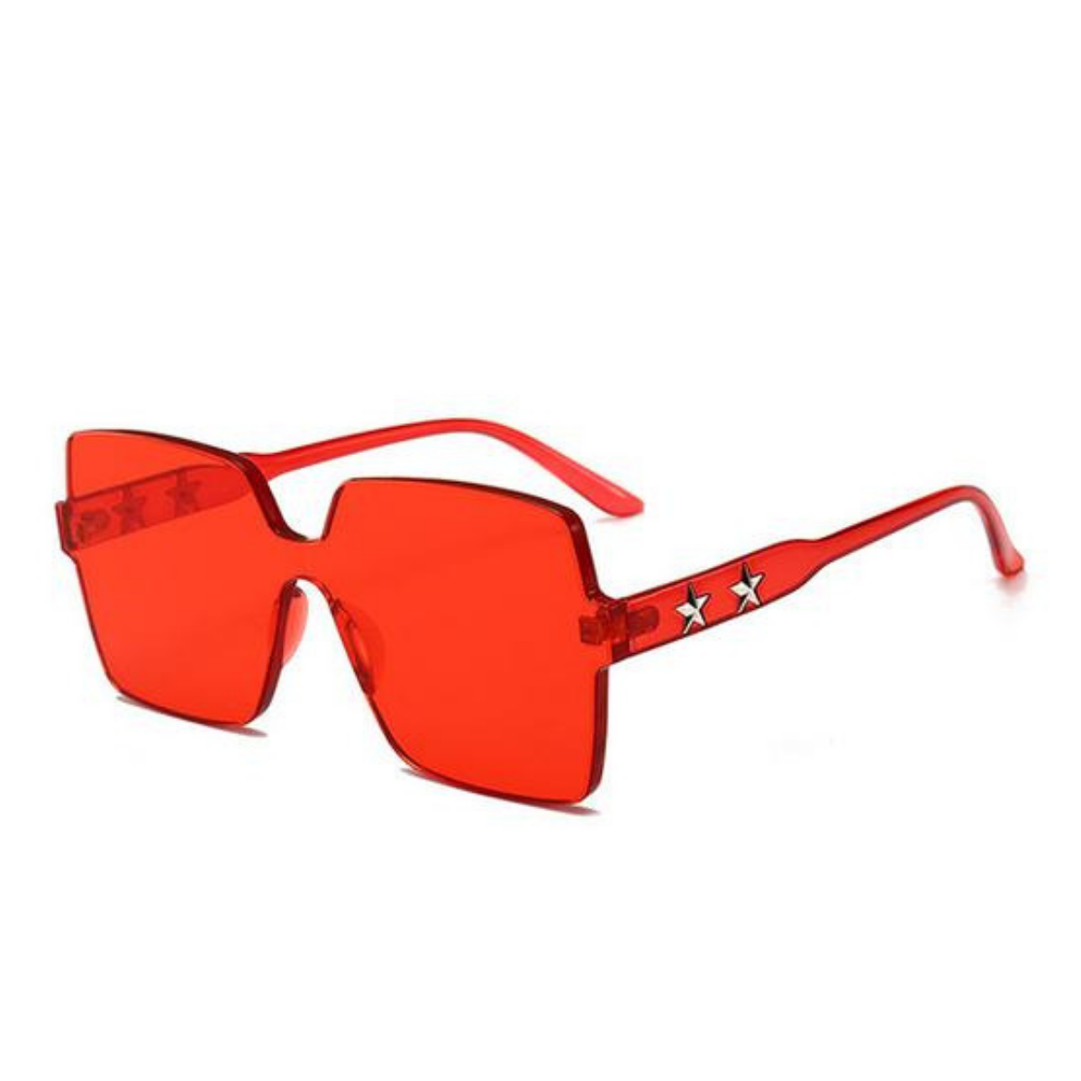 Thick Frameless Sunglasses
