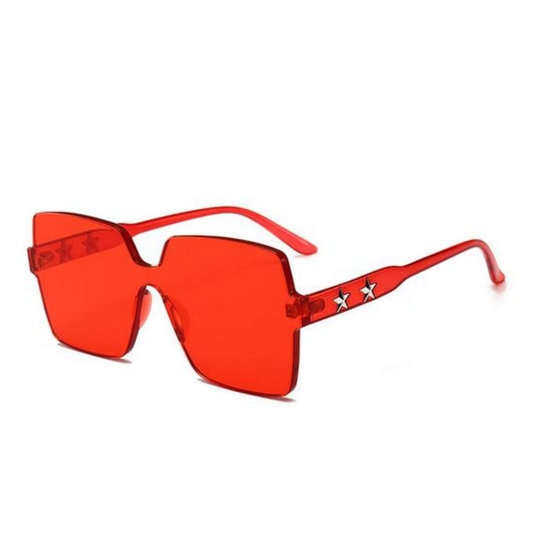 Thick Frameless Sunglasses
