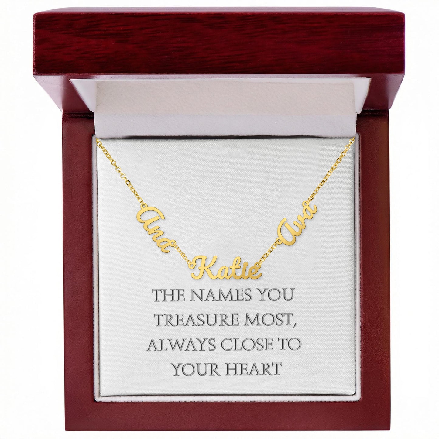 The Names You Treasure Most, Always Close to Your Heart