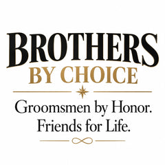 Groomsman Bracelet – “Brothers by Choice, Groomsmen by Honor, Friends for Life” Meaningful Wedding Party Gift for Him