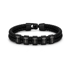 Groomsman Bracelet – “Brothers by Choice, Groomsmen by Honor, Friends for Life” Meaningful Wedding Party Gift for Him
