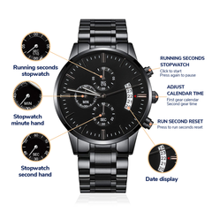 Men's Engraved Apology Watch – I'm Truly Sorry Gift for Him, Boyfriend or Husband