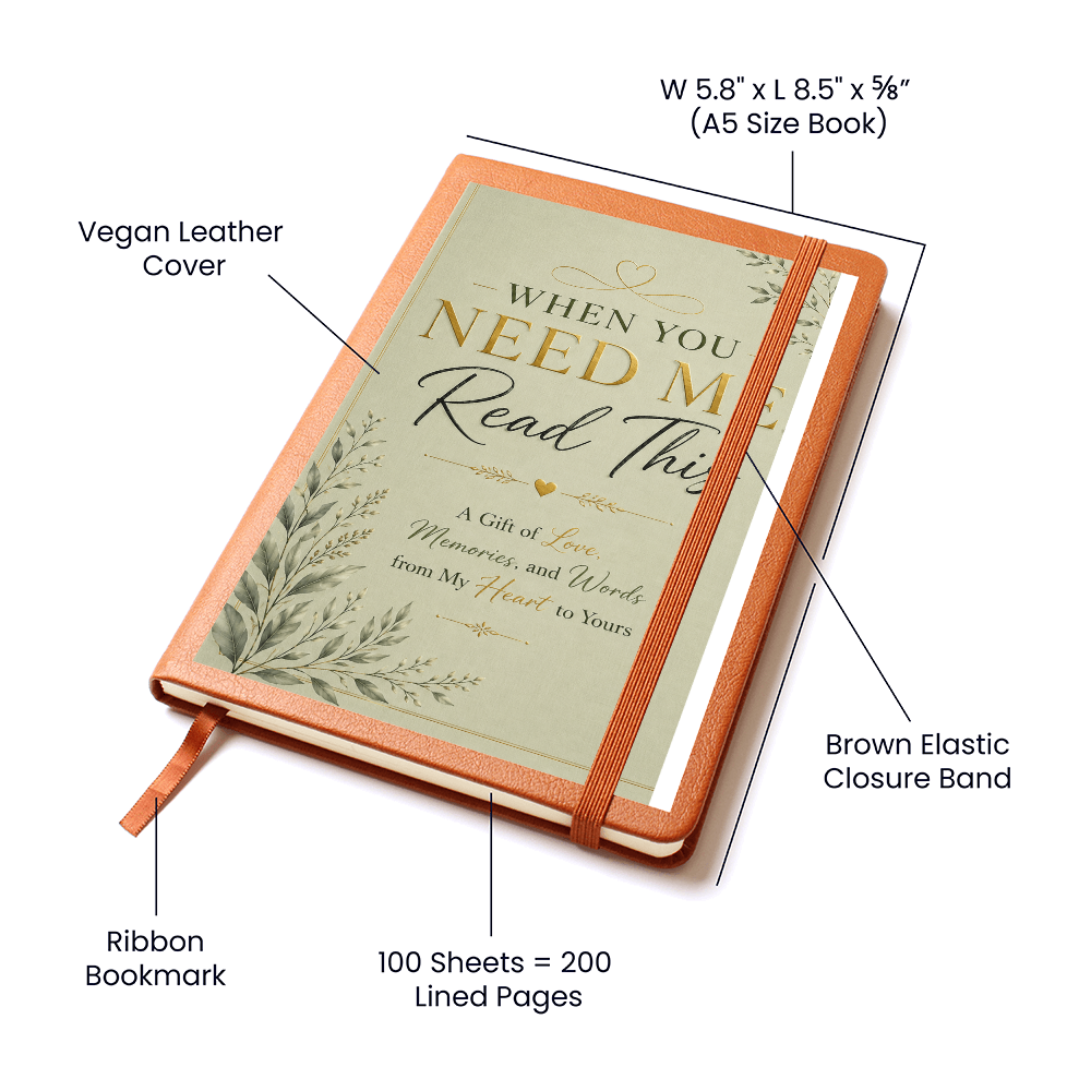 "When You Need Me, Read This" Journal