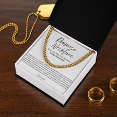 Promise Cuban Link Necklace for Boyfriend – You Complete My Heart