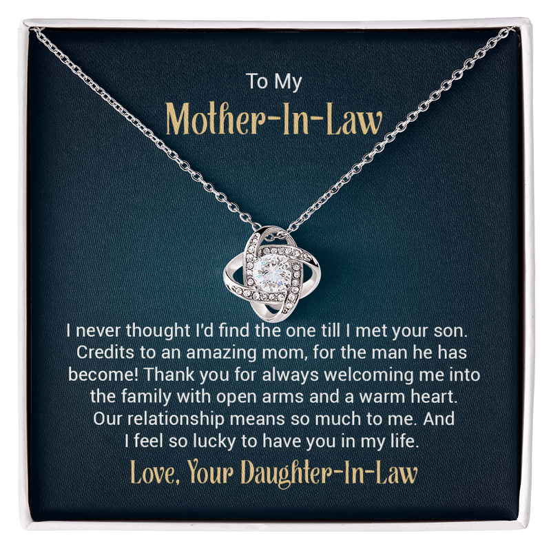 Love Knot Necklace - To My Mother-in-Law