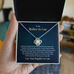 Love Knot Necklace - To My Mother-in-Law