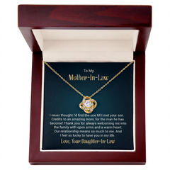 Love Knot Necklace - To My Mother-in-Law
