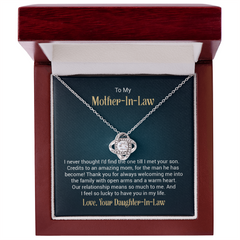 Love Knot Necklace - To My Mother-in-Law