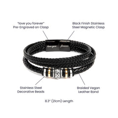 "I'm Sorry" Bracelet for Him – Meaningful Apology Gift for Boyfriend or Husband | Love You Forever