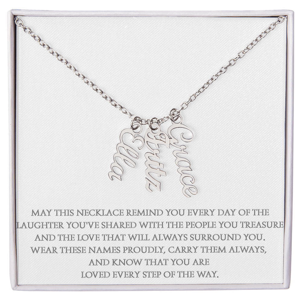 Wear the Names That Matter Most – Personalized Vertical Name Necklace