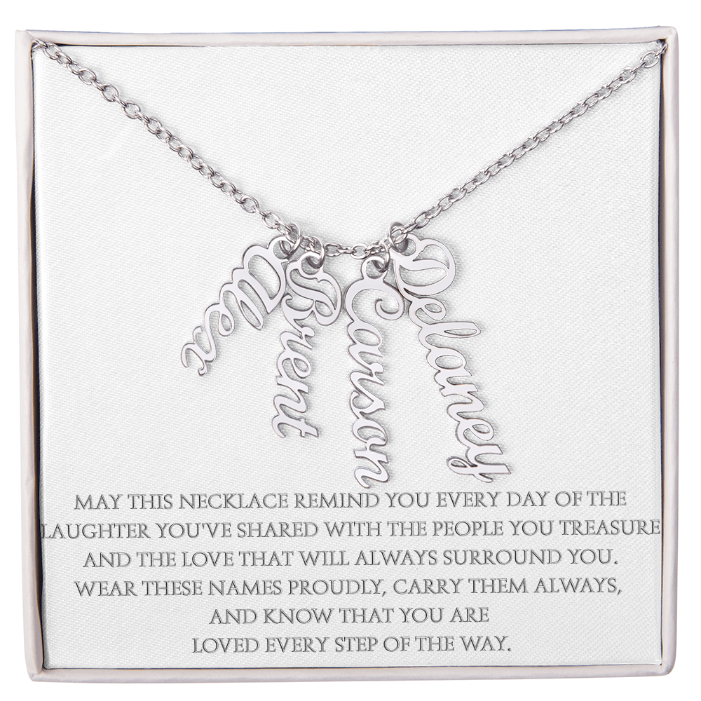 Wear the Names That Matter Most – Personalized Vertical Name Necklace