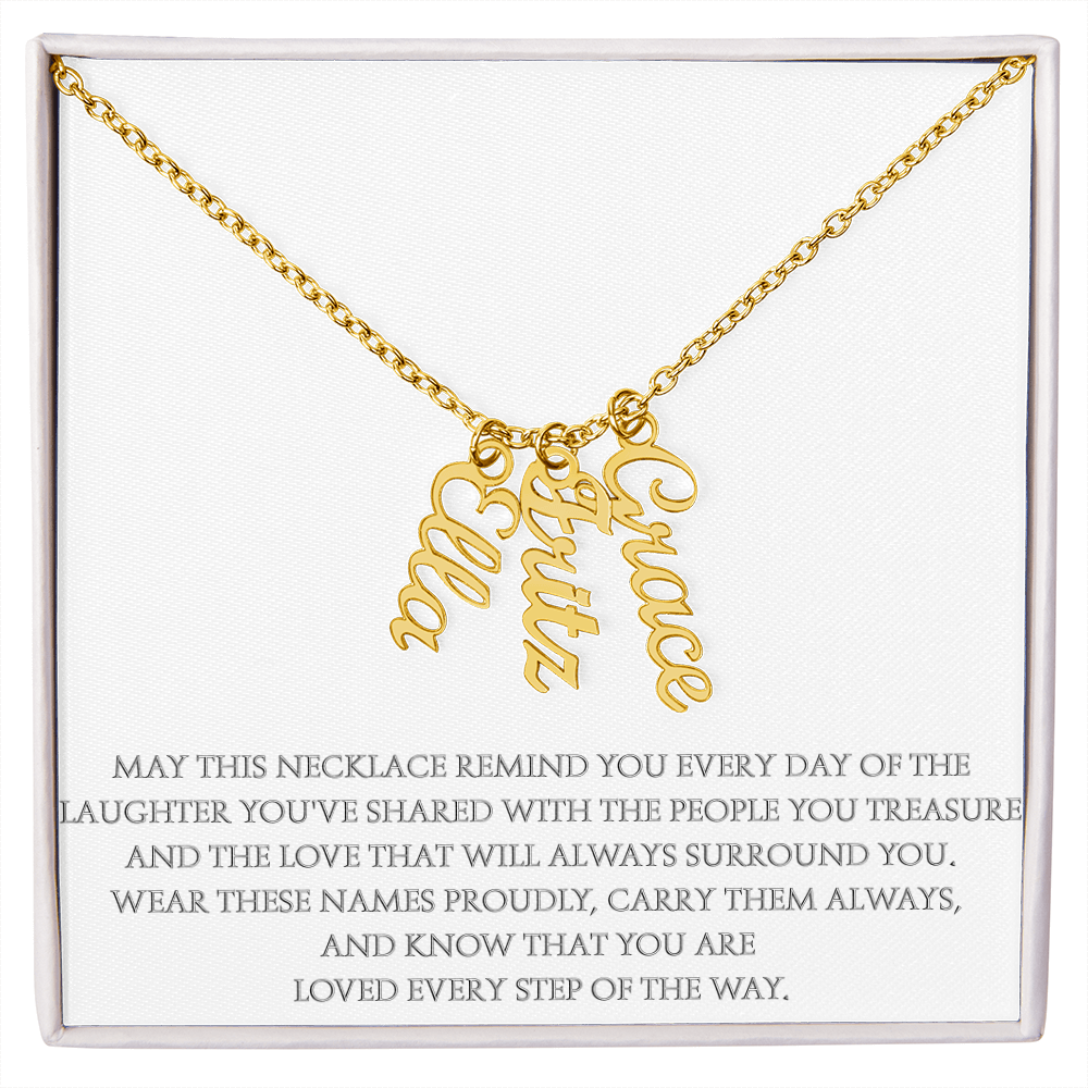 Wear the Names That Matter Most – Personalized Vertical Name Necklace