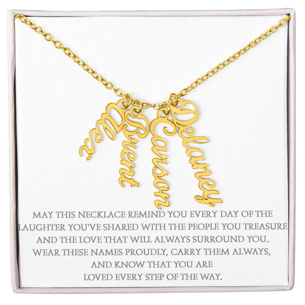 Wear the Names That Matter Most – Personalized Vertical Name Necklace