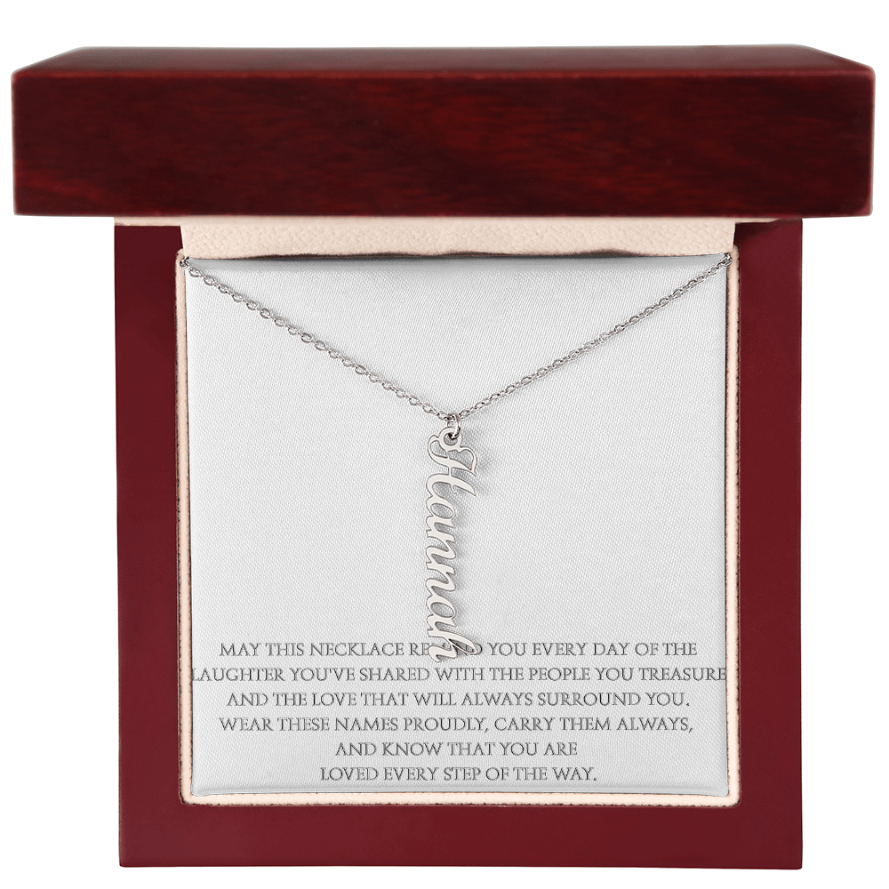 Wear the Names That Matter Most – Personalized Vertical Name Necklace