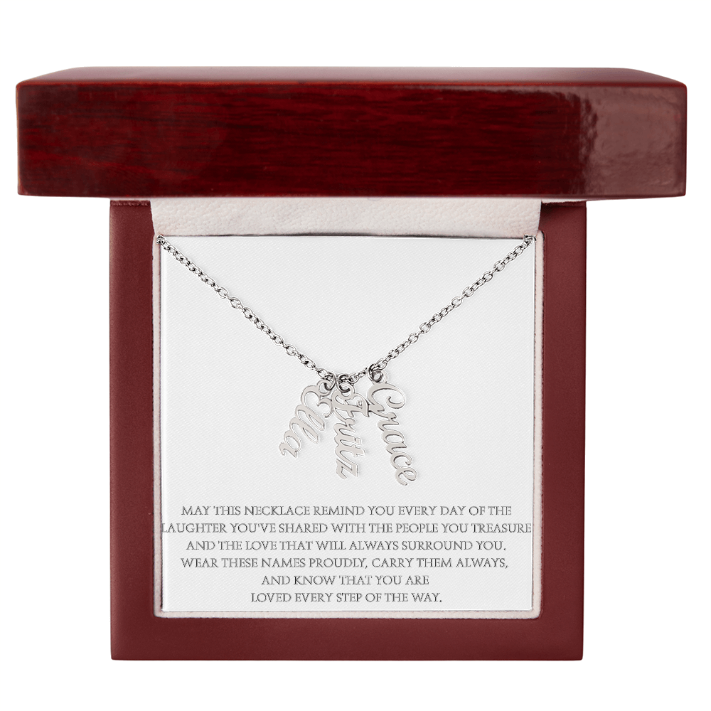 Wear the Names That Matter Most – Personalized Vertical Name Necklace