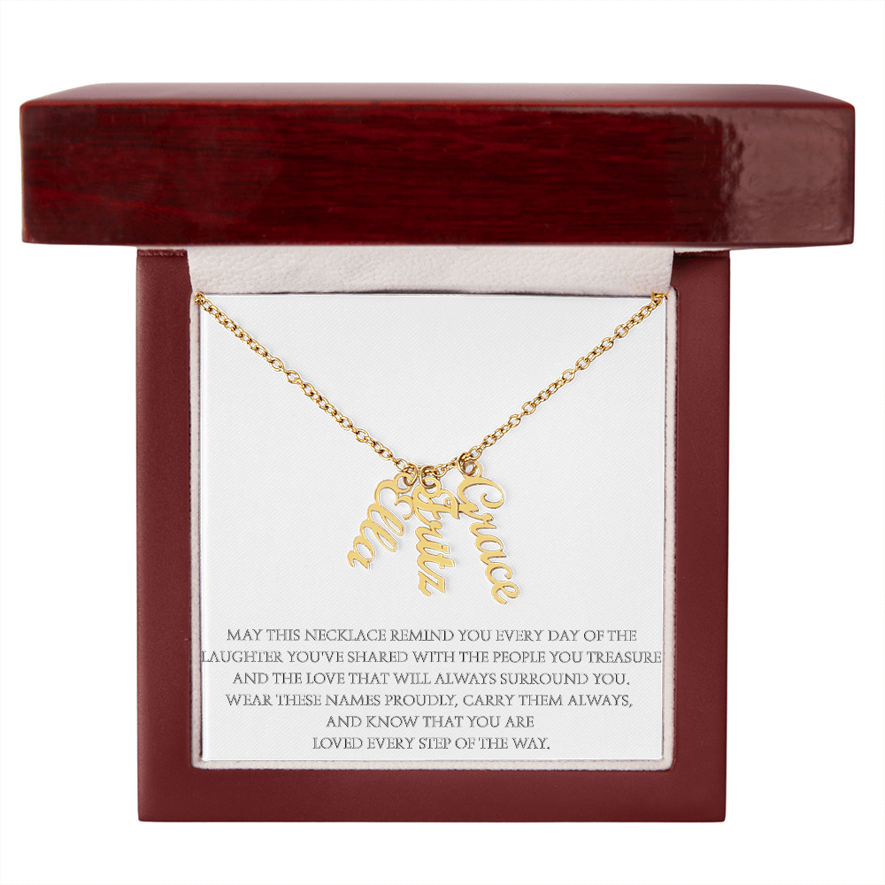 Wear the Names That Matter Most – Personalized Vertical Name Necklace