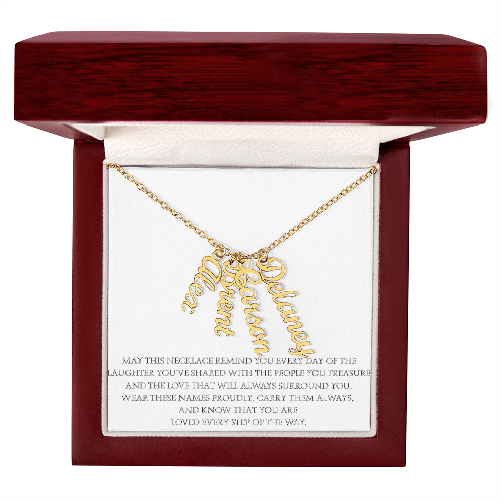 Wear the Names That Matter Most – Personalized Vertical Name Necklace