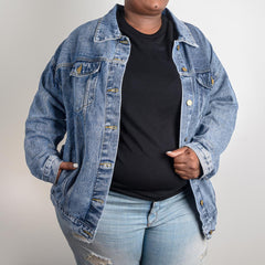Bridesmaid Denim Jacket – Funny “Bad Influence” Bridesmaid Gift, Bridal Party Wedding Gift for Her