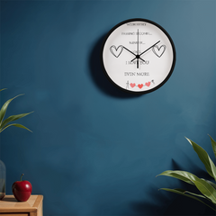 With Every Passing Second... I Love You Even More™ Personalized Keepsake Clock