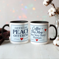 Funny Apology Mug – I'm Sorry Coffee Mug | Humorous Sorry Gift & Peace Offering