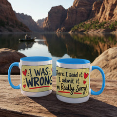 Funny Apology Mug – I'm Sorry Coffee Mug | Humorous Sorry Gift & Peace Offering