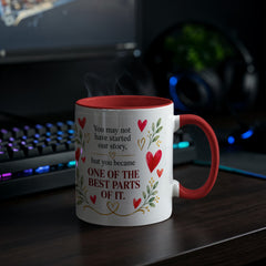 "Bonus Mom" Coffee Mug – "You Became One of the Best Parts” – Heartfelt Step Mom Gift