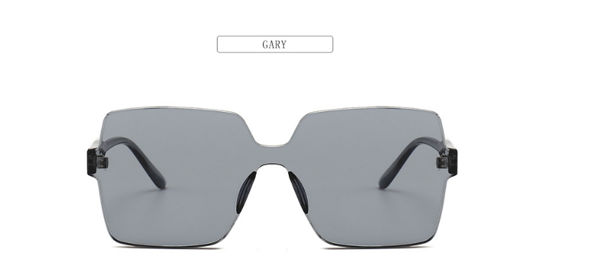 Thick Frameless Sunglasses